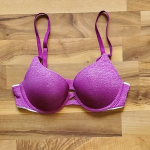 Victoria's Secret Perfect Shape Bra Purple 34B